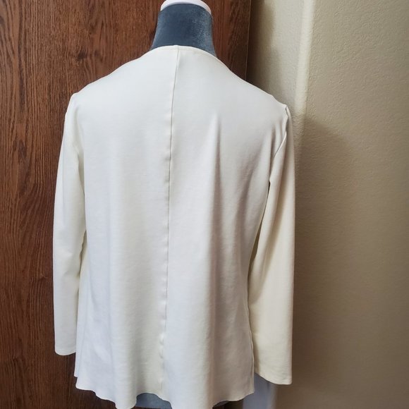 JRoberts  Womens Casual Jacket Size L White - Picture 8 of 8